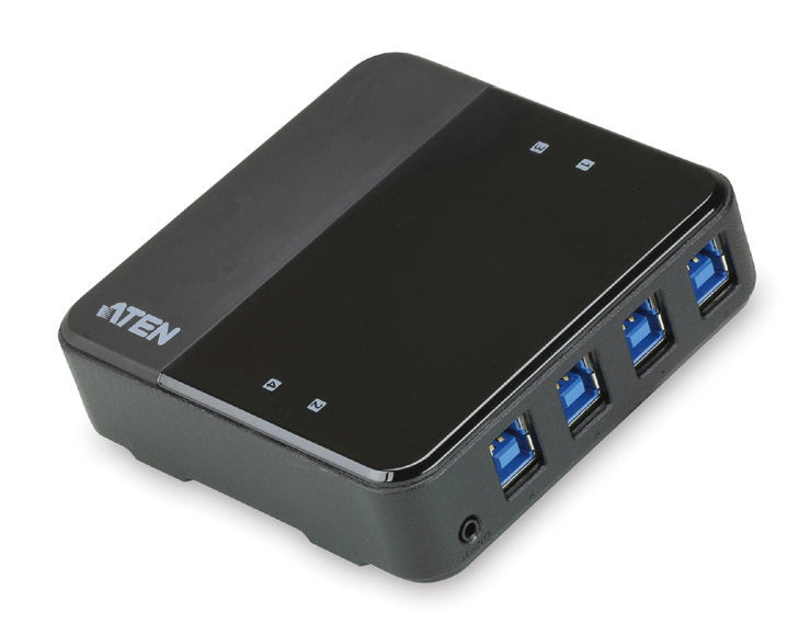 Aten Peripheral Switch 4x4 USB 3.1 Gen1, 4x PC, 4x USB 3.1 Gen1 Ports, Remote Port Selector, Plug and Play Aten Peripheral Switch 4x4 USB 3.1 Gen1, 4x PC, 4x USB 3.1 Gen1 Ports, Remote Port Selector, Plug and Play